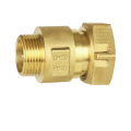 Magnetic lock brass water meter valve